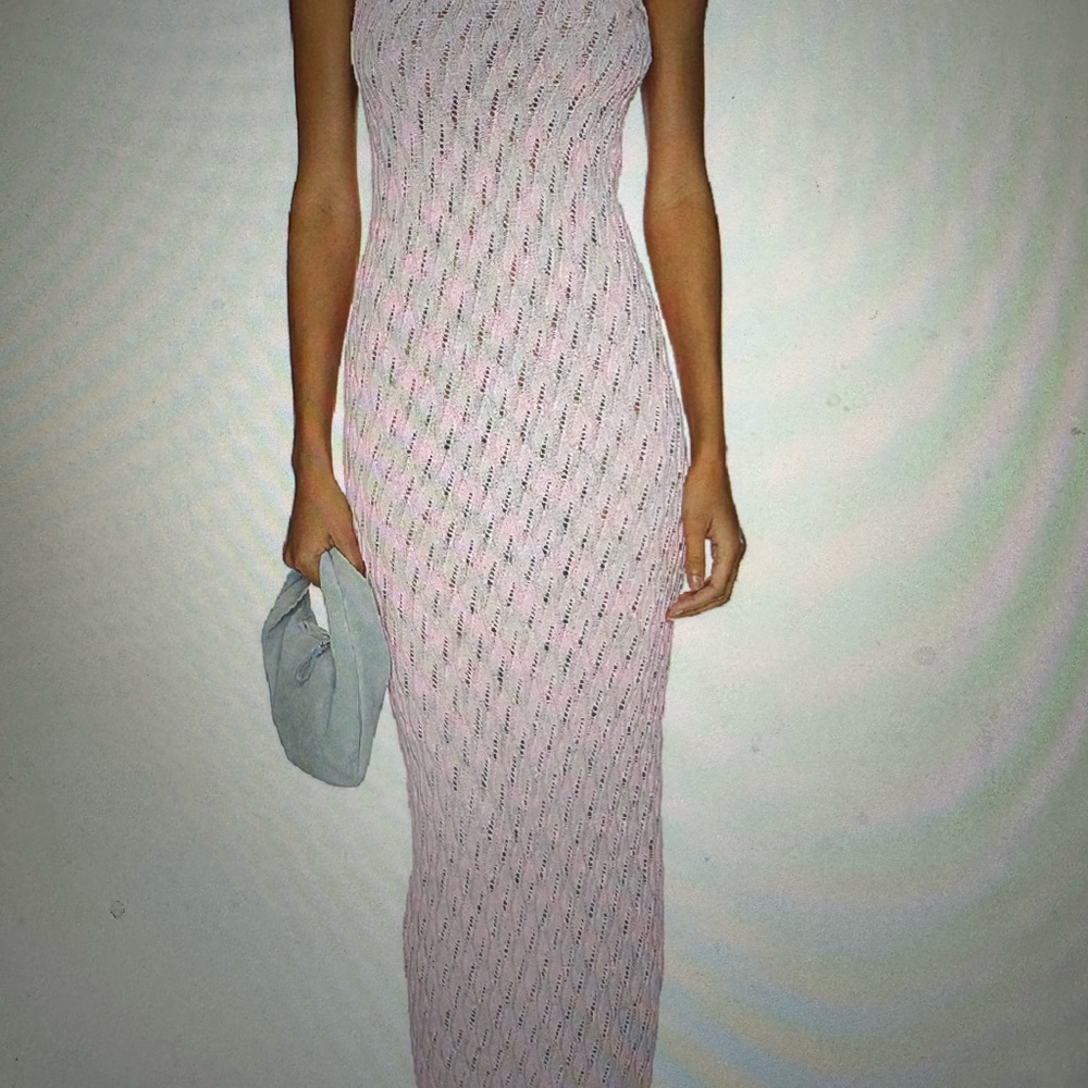 Chic Pink Maxi Dress